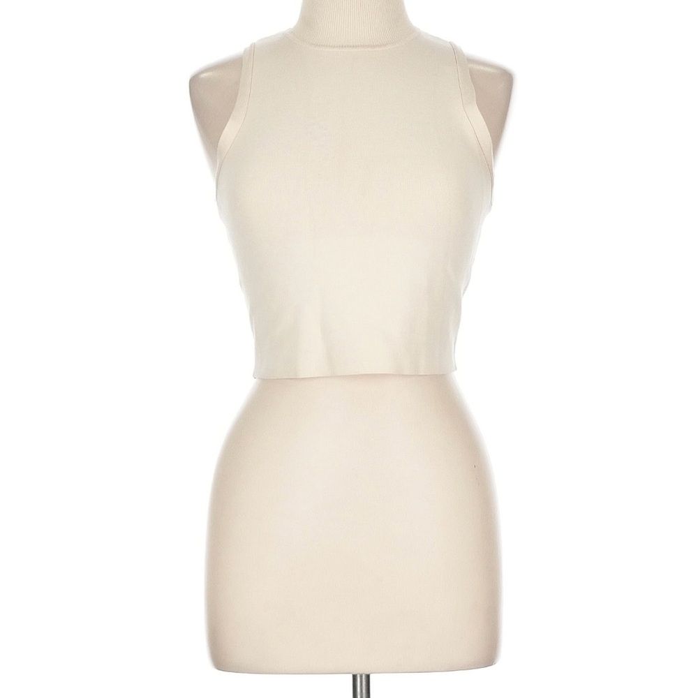 ZARA MOCK NECK CROP TOP